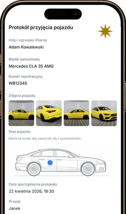 Carfect — Fahrzeugannahmeprotokoll