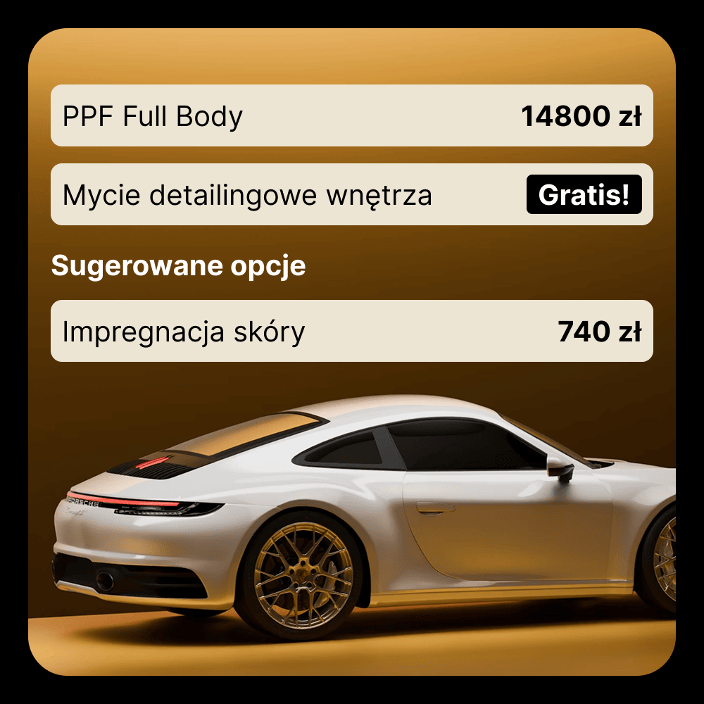 Price options and automatic calculation