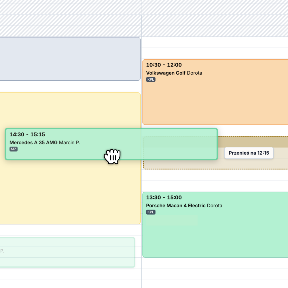 Effortless booking changes